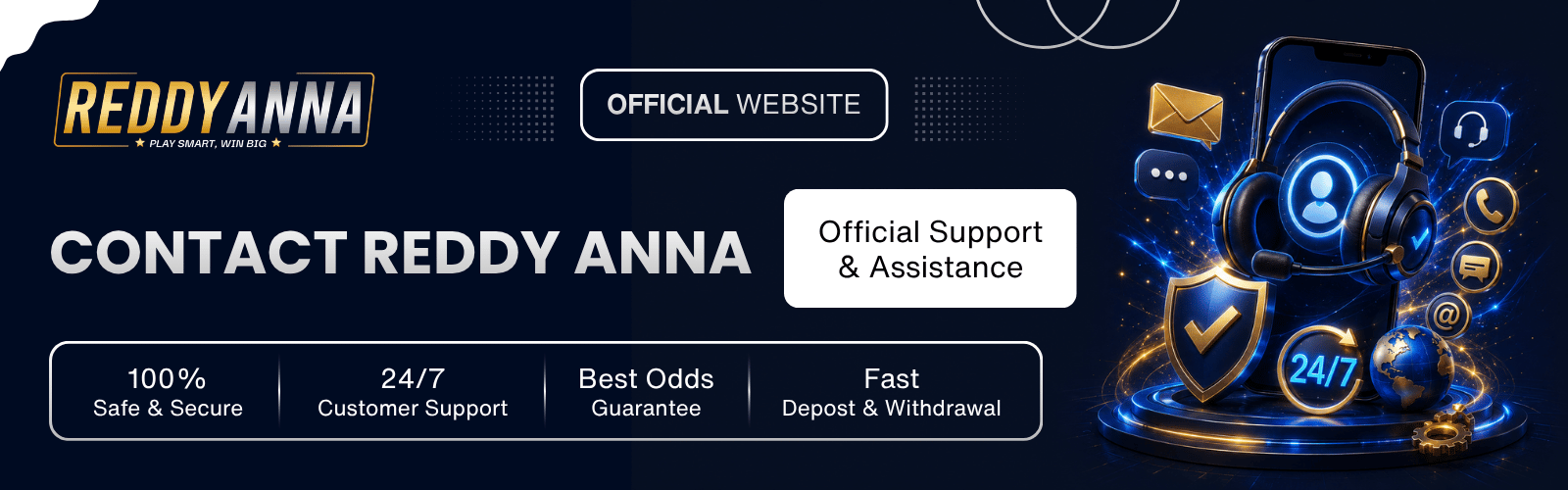 Contact Reddy Anna – Official Support & Assistance