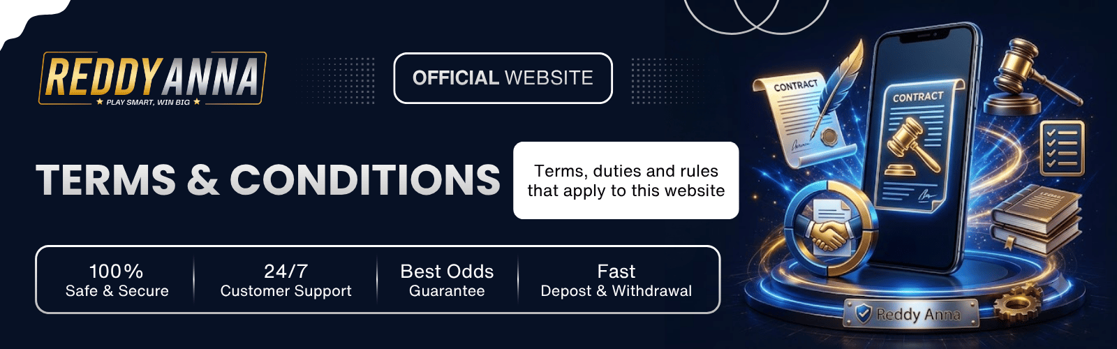 Terms & Conditions - reddy anna