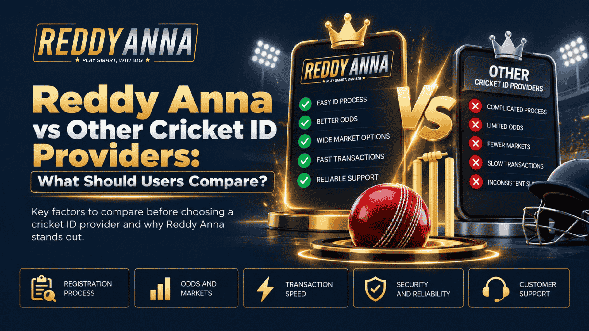 Reddy Anna vs Other Cricket ID Providers What Should Users Compare